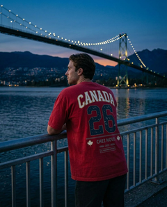Canada Soccer Tee — "Chez Nous" Oversized Vintage Football Fan Shirt 7