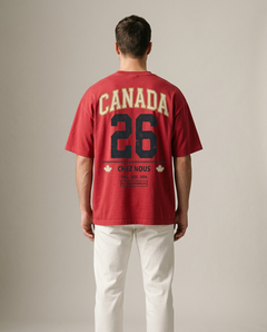 Canada Soccer Tee — "Chez Nous" Oversized Vintage Football Fan Shirt 4