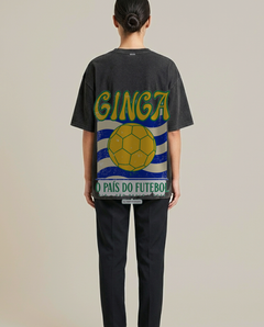 Brazil Soccer Tee — “Ginga” Oversized Vintage Football Fan Shirt 3
