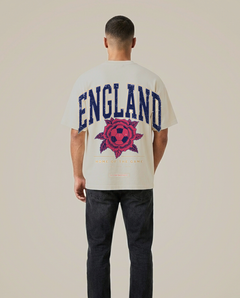 England Soccer Tee — “Home of the Game” Oversized Vintage Football Fan Shirt 3