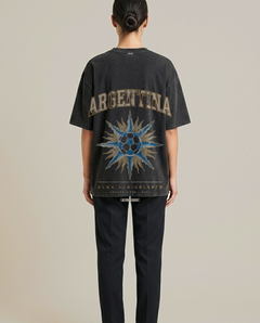 Argentina Soccer Tee — “Alma Albiceleste” Oversized Vintage Football Fan Shirt 3