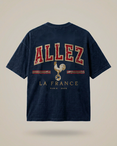 France Soccer Tee — “Allez” Oversized Vintage Football Fan Shirt 2