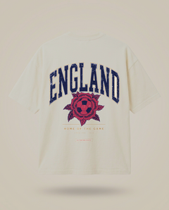 England Soccer Tee — “Home of the Game” Oversized Vintage Football Fan Shirt 2