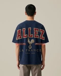 France Soccer Tee — “Allez” Oversized Vintage Football Fan Shirt 3