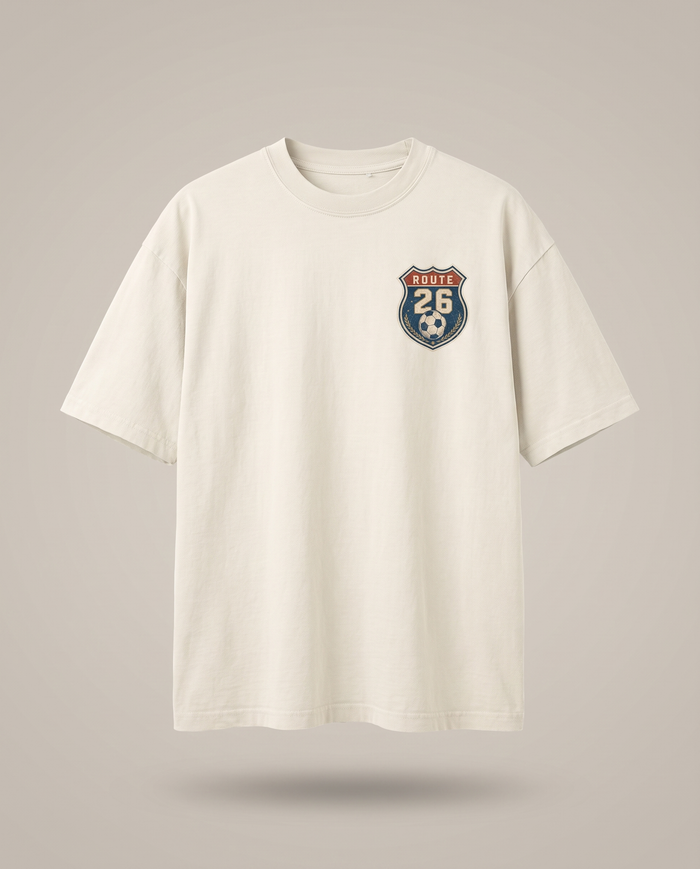 USA Soccer Tee — "The New Home" Oversized Vintage Football Fan Shirt