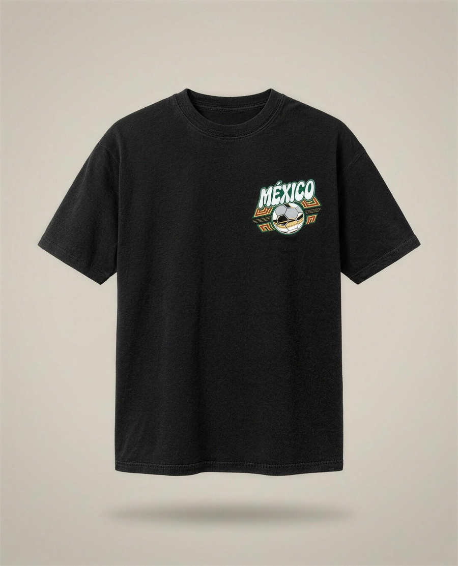 Mexico Soccer Tee — "Otra Vez En Casa" Oversized Vintage México 86 Football Fan Shirt