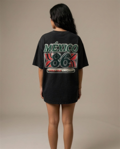 Mexico Soccer Tee — "Otra Vez En Casa" Oversized Vintage México 86 Football Fan Shirt 4