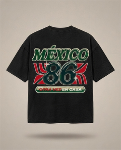 Mexico Soccer Tee — "Otra Vez En Casa" Oversized Vintage México 86 Football Fan Shirt 3